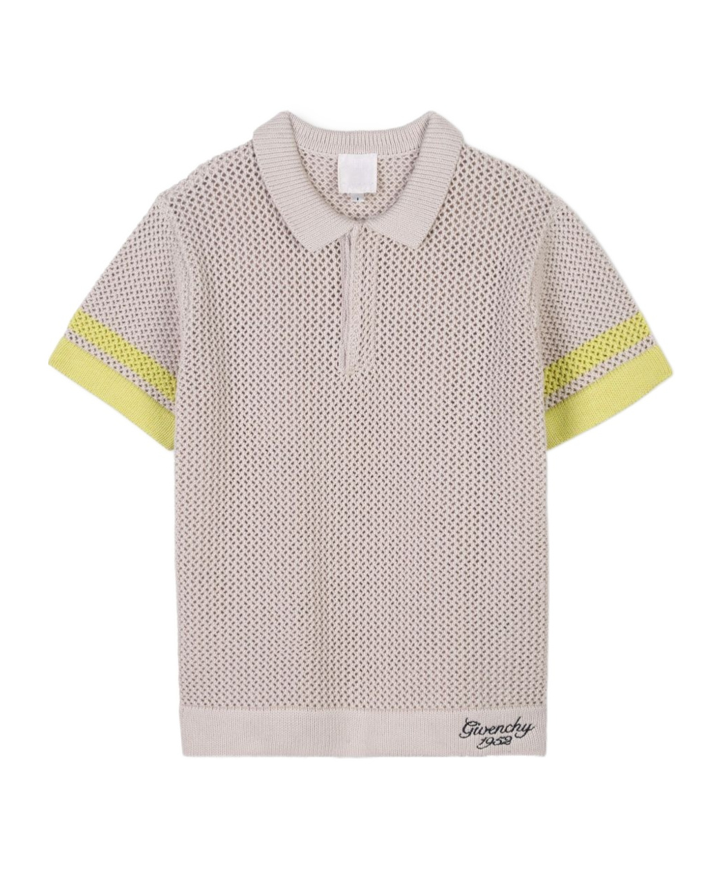 Givenchy Knitted Polo Shirt In White