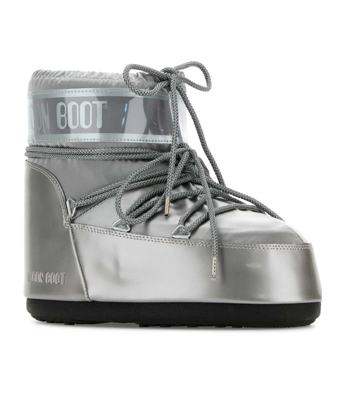Moon Boot Lacing Short Boots In Gray