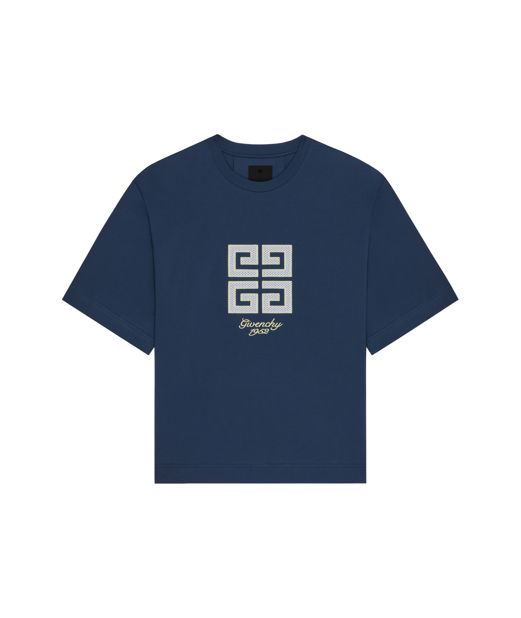 Givenchy New Studio Fit Oversize Logo Graphic T-shirt In Blue