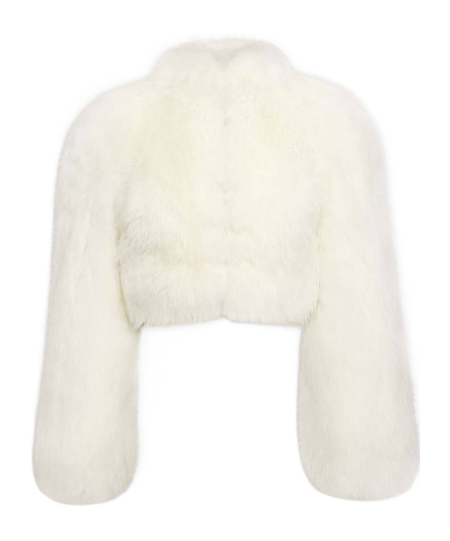 Alaïa Long-sleeved Casual Jacket In White