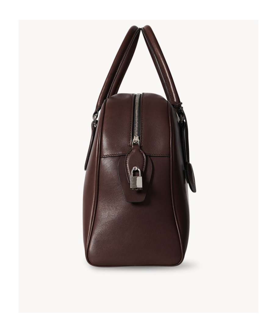 The Row Double-handle Handbag In Maroon