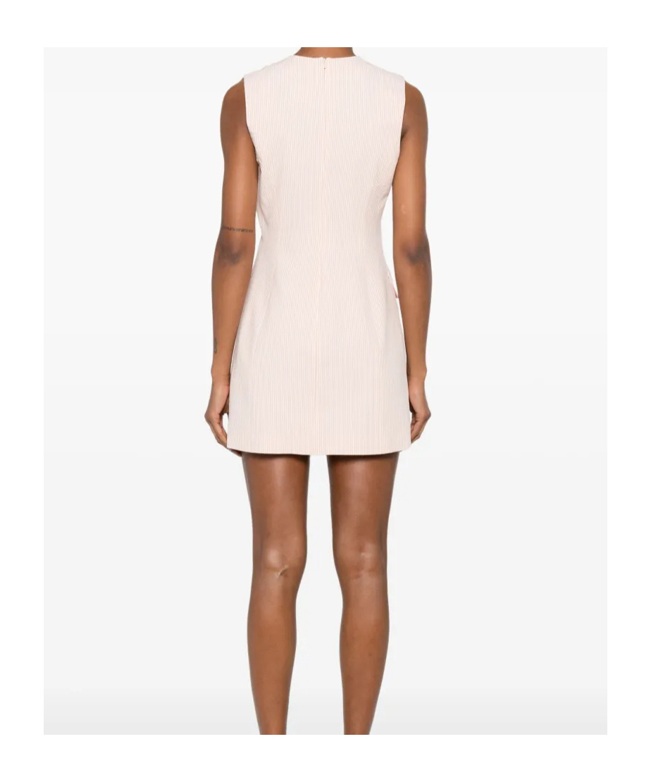 Frame Striped Mini Dress In Pink