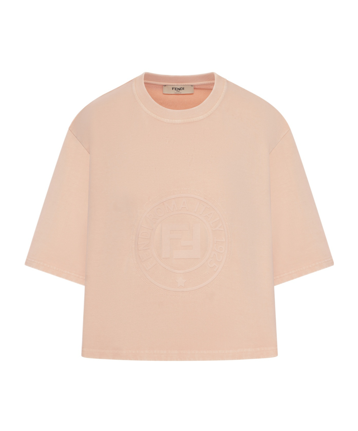 Fendi Roma T-shirt In Pink