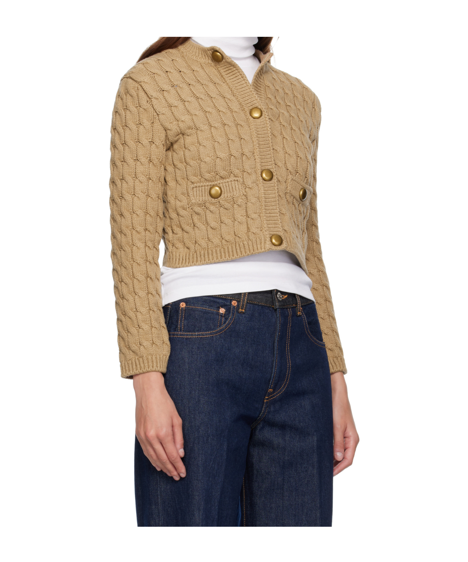 Moncler Long-sleeved Cardigan In Multi