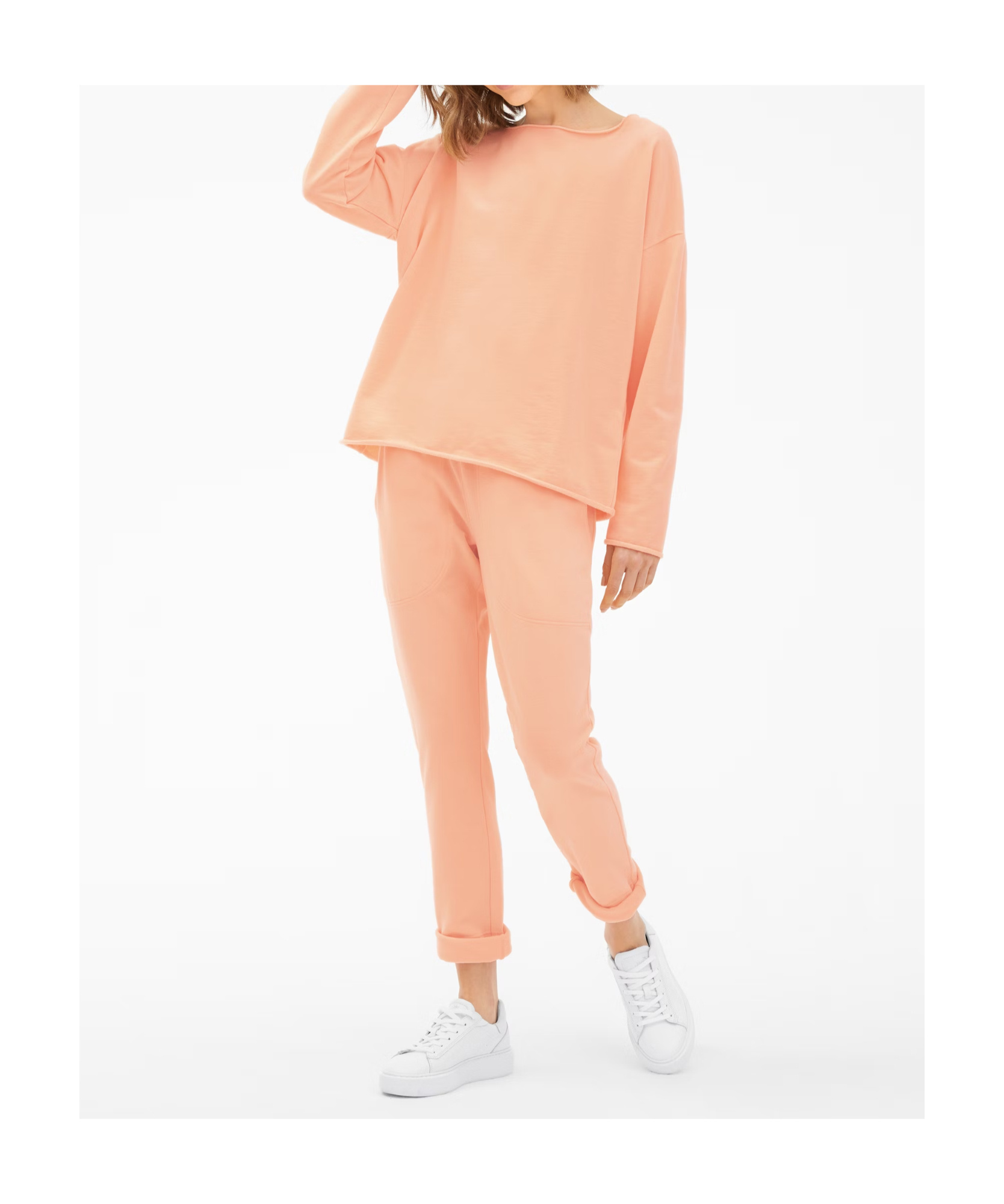 Juvia Drawstring Waist Sweatpants In Pink