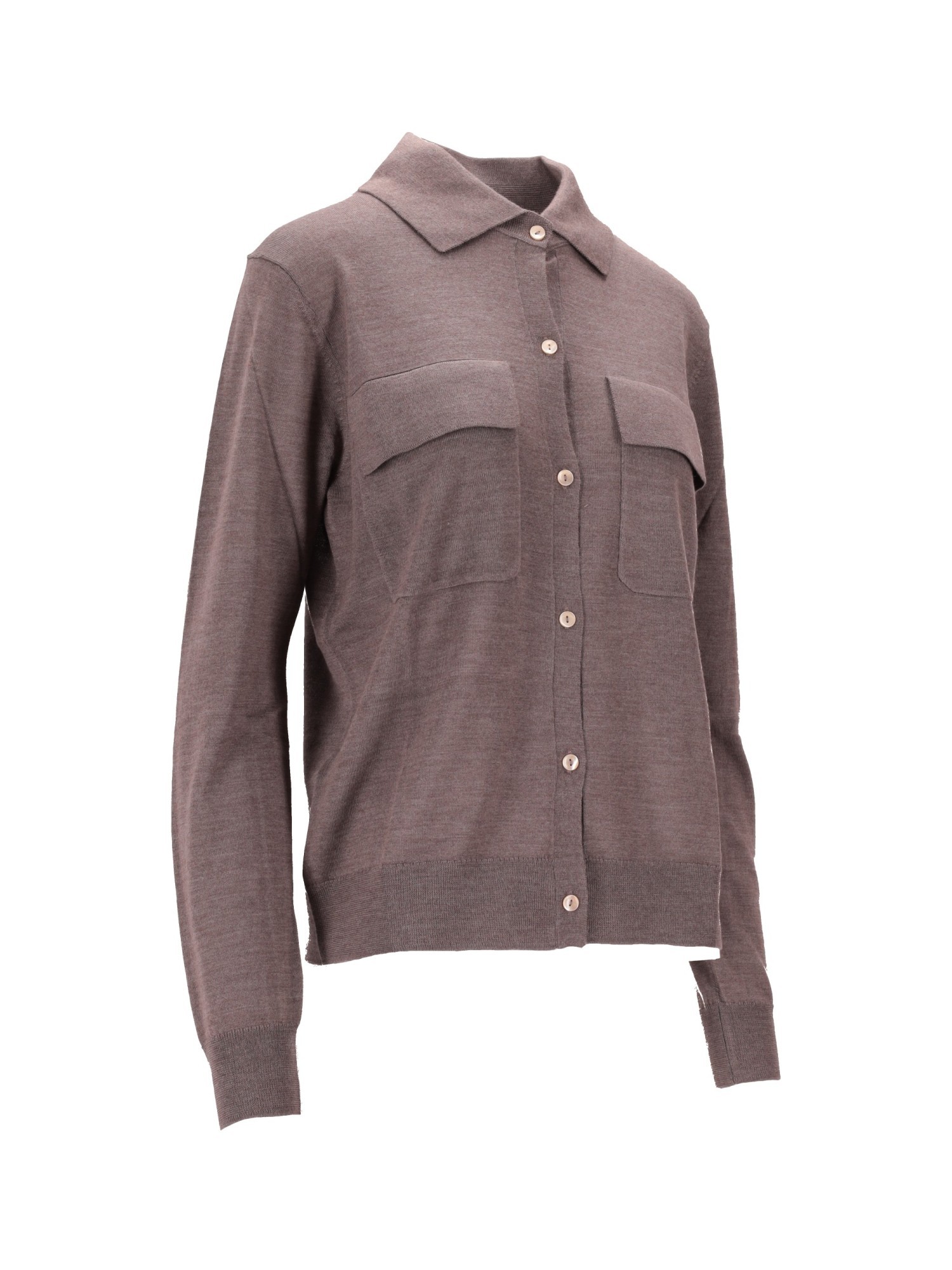 P.a.r.o.s.h Pocket Cardigan In Brown