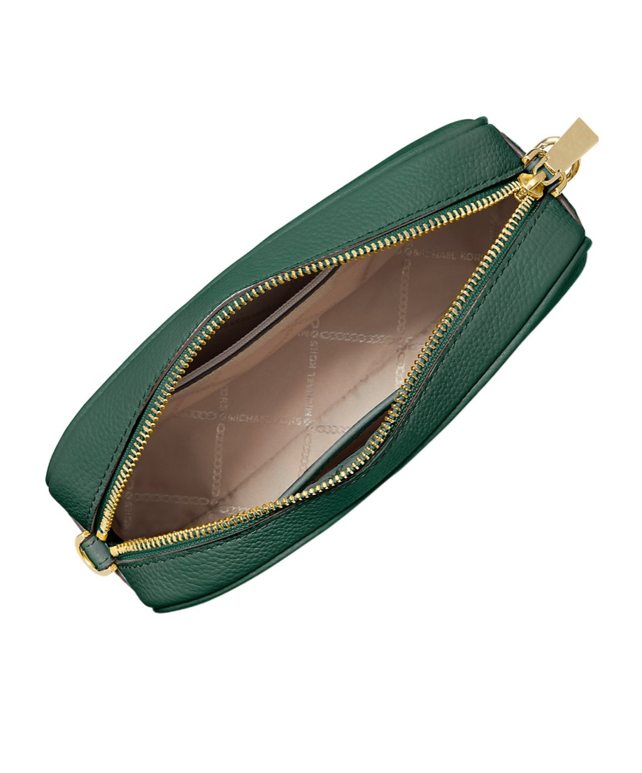 Michael Michael Kors Jet Set Medium Crossbody Bag In Green