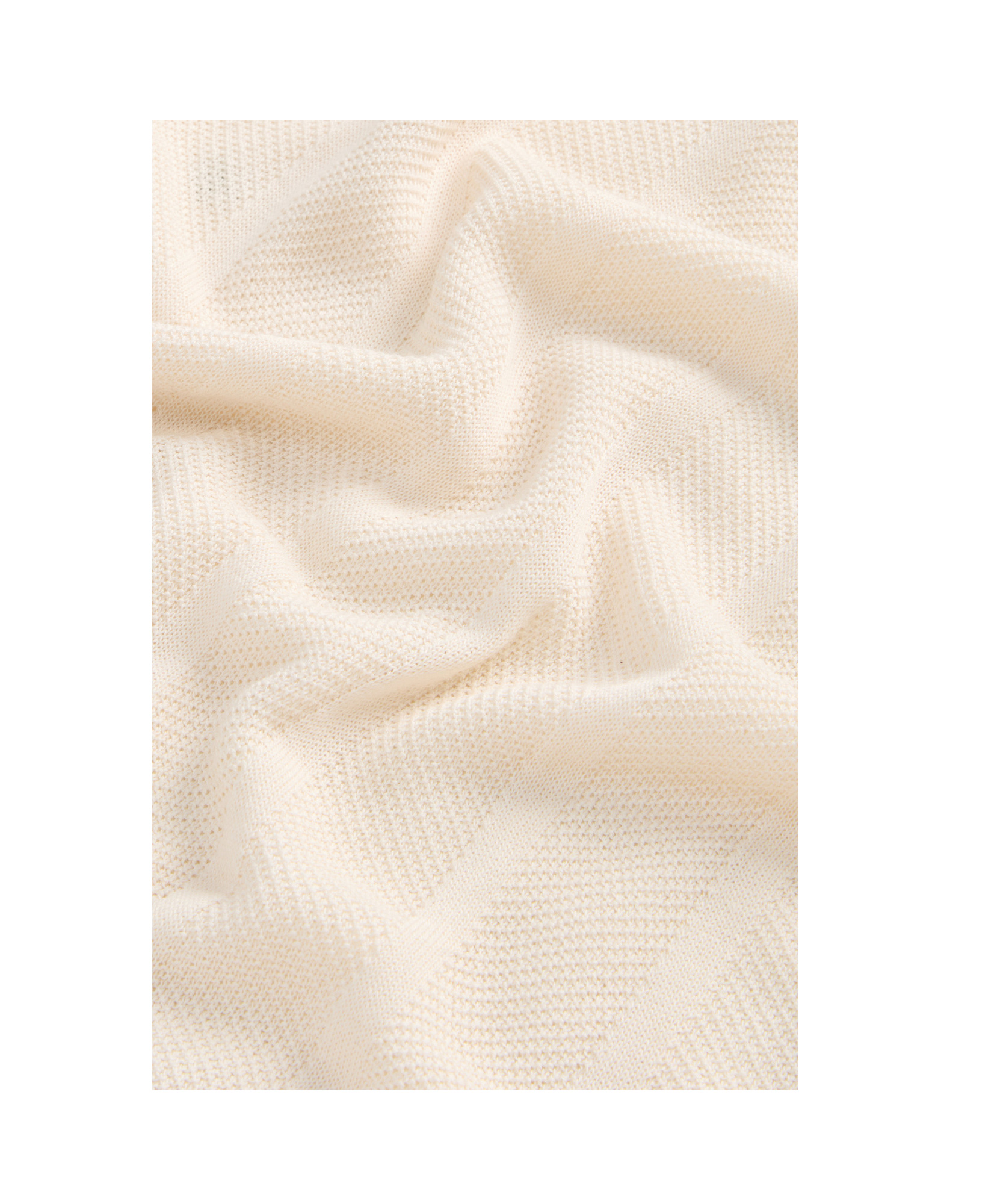 Woolrich Striped Polo Top In White