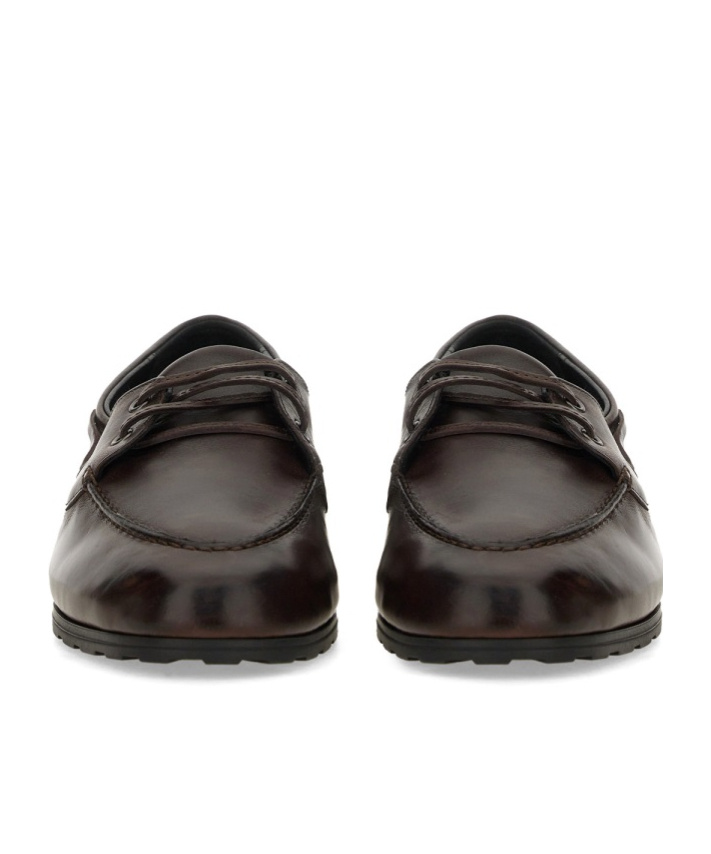 Bally Laced Derby Shoes In Black