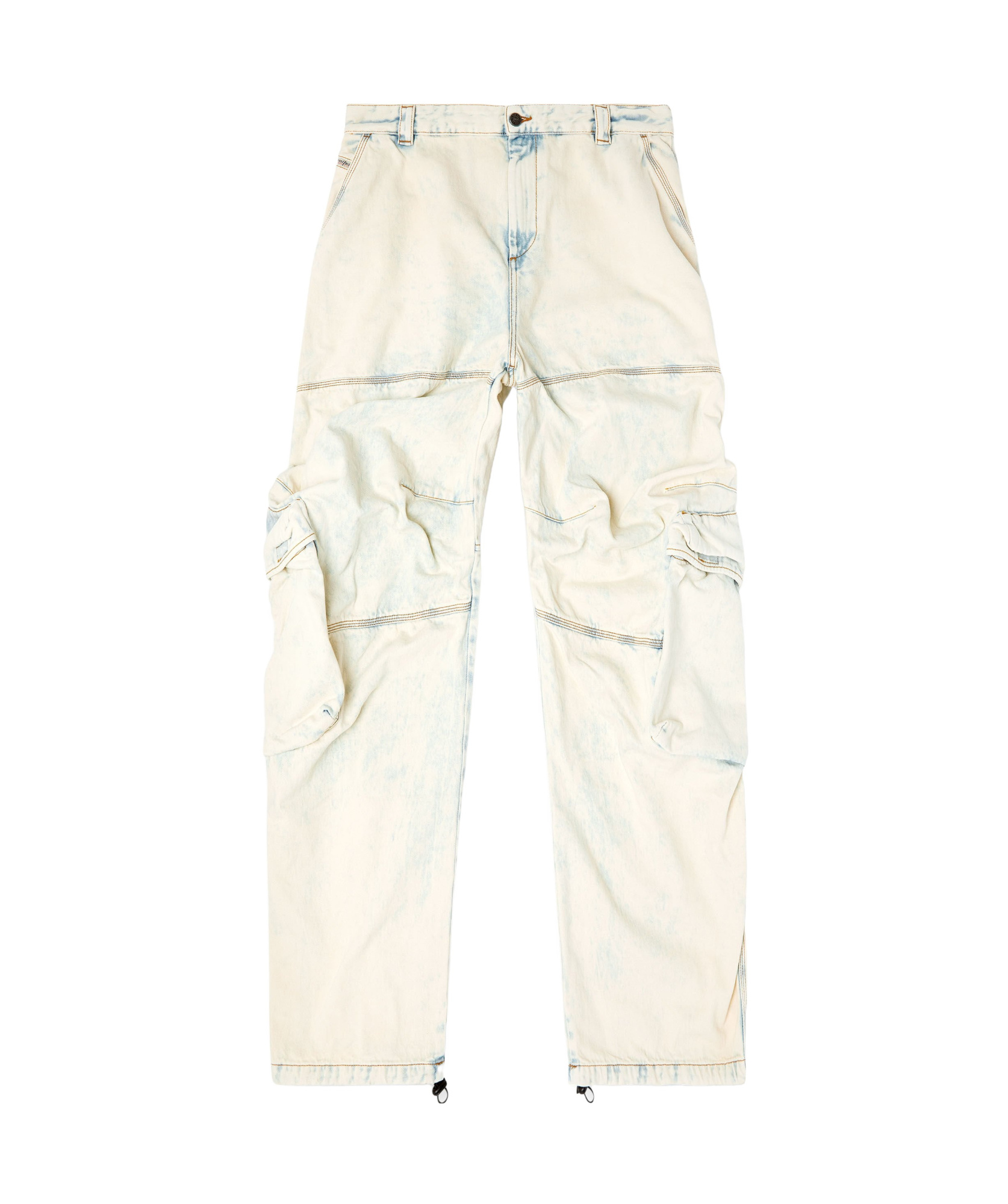 Diesel Wide Jeans D-arne 0cbcv In White