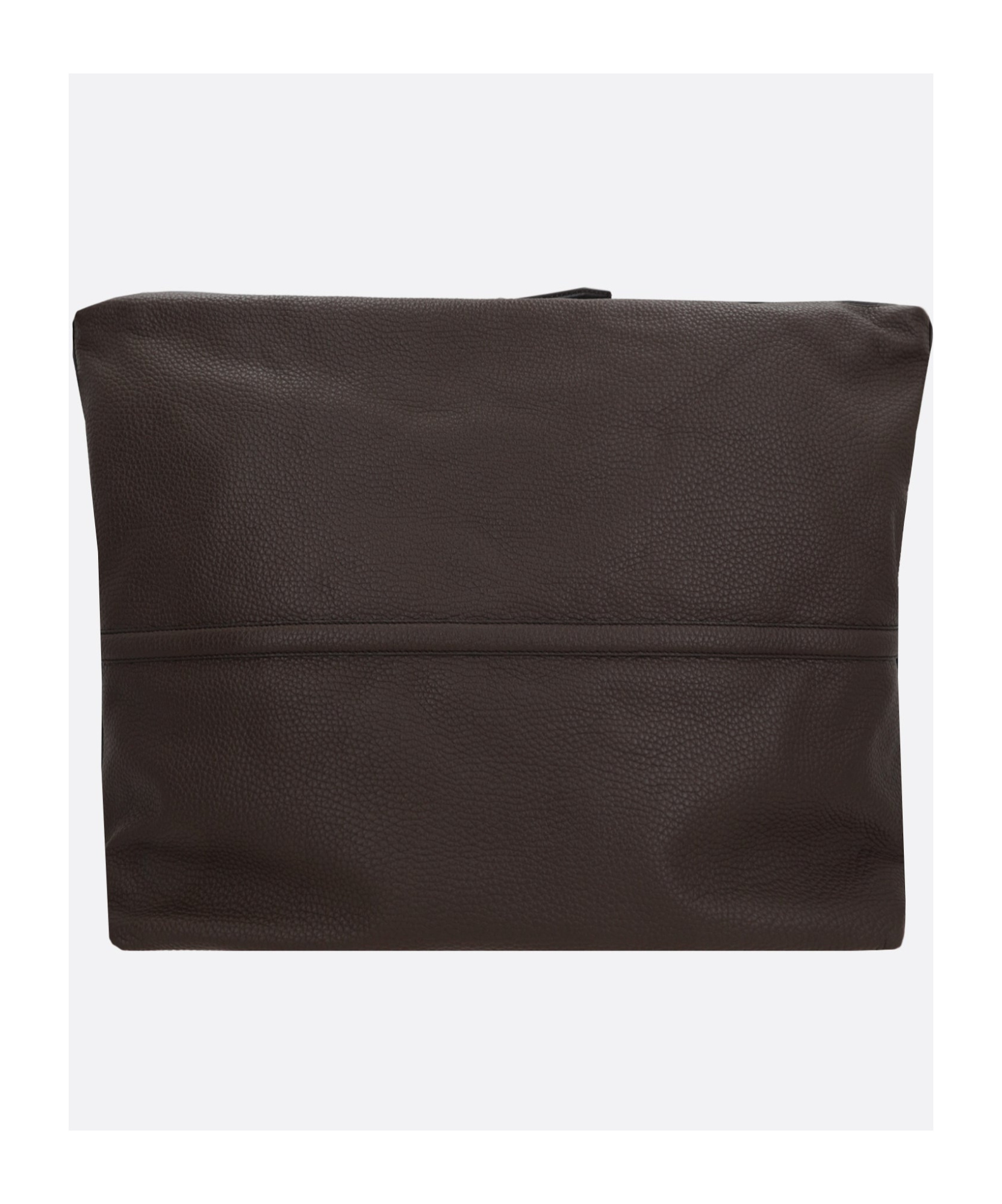Dries Van Noten Holdall Shoulder Bag In Grainy Leather In Black
