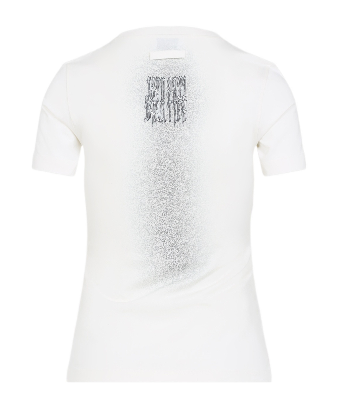 Jean Paul Gaultier Bedrucktes T-shirt Aus Baumwoll-jersey In White
