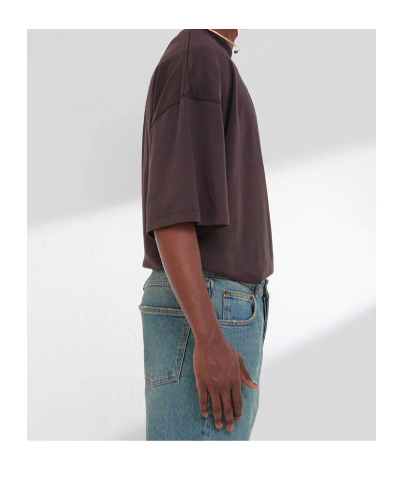Darkpark Mick Crewneck T-shirt In Brown