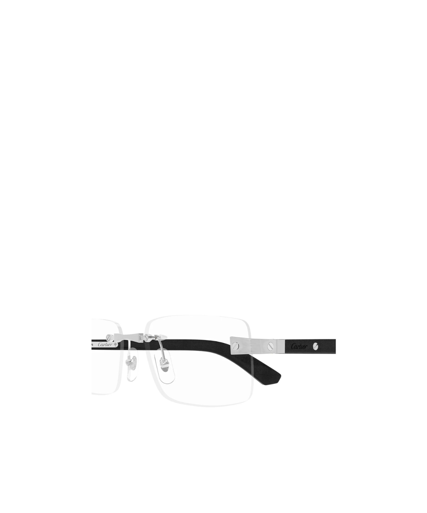 Cartier Rectangular Flat Mirror In Black