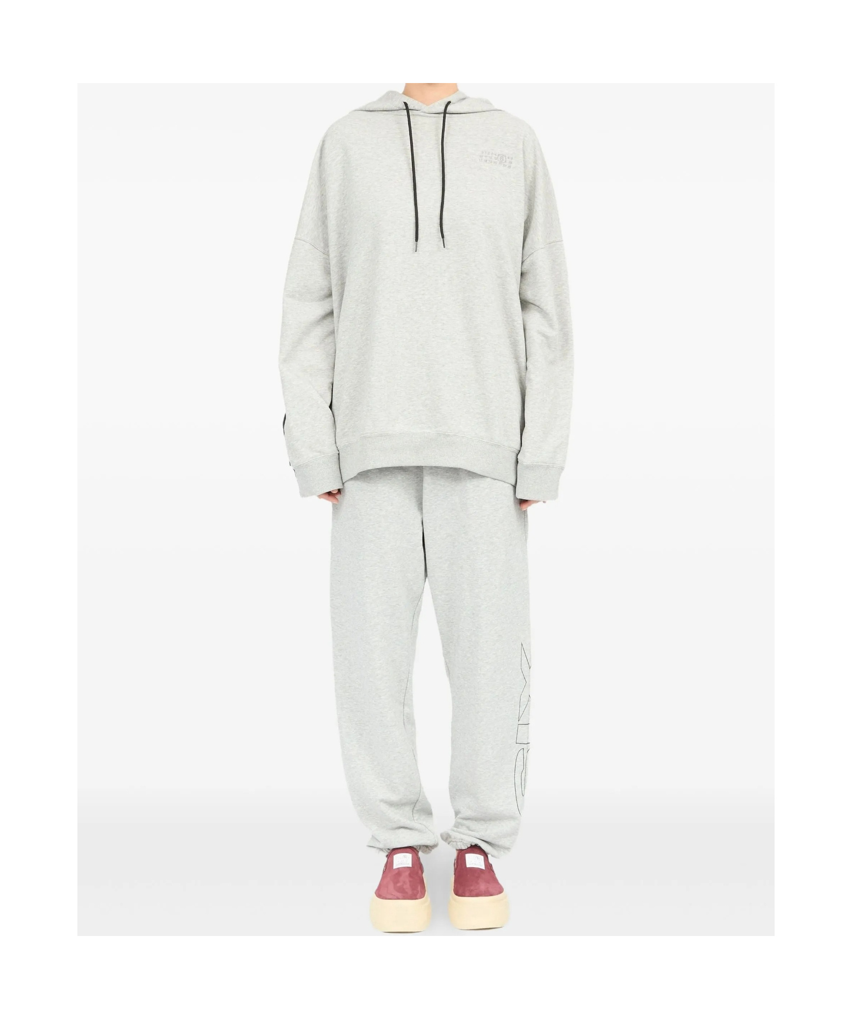 Mm6 Maison Margiela Numbers-motif Hoodie