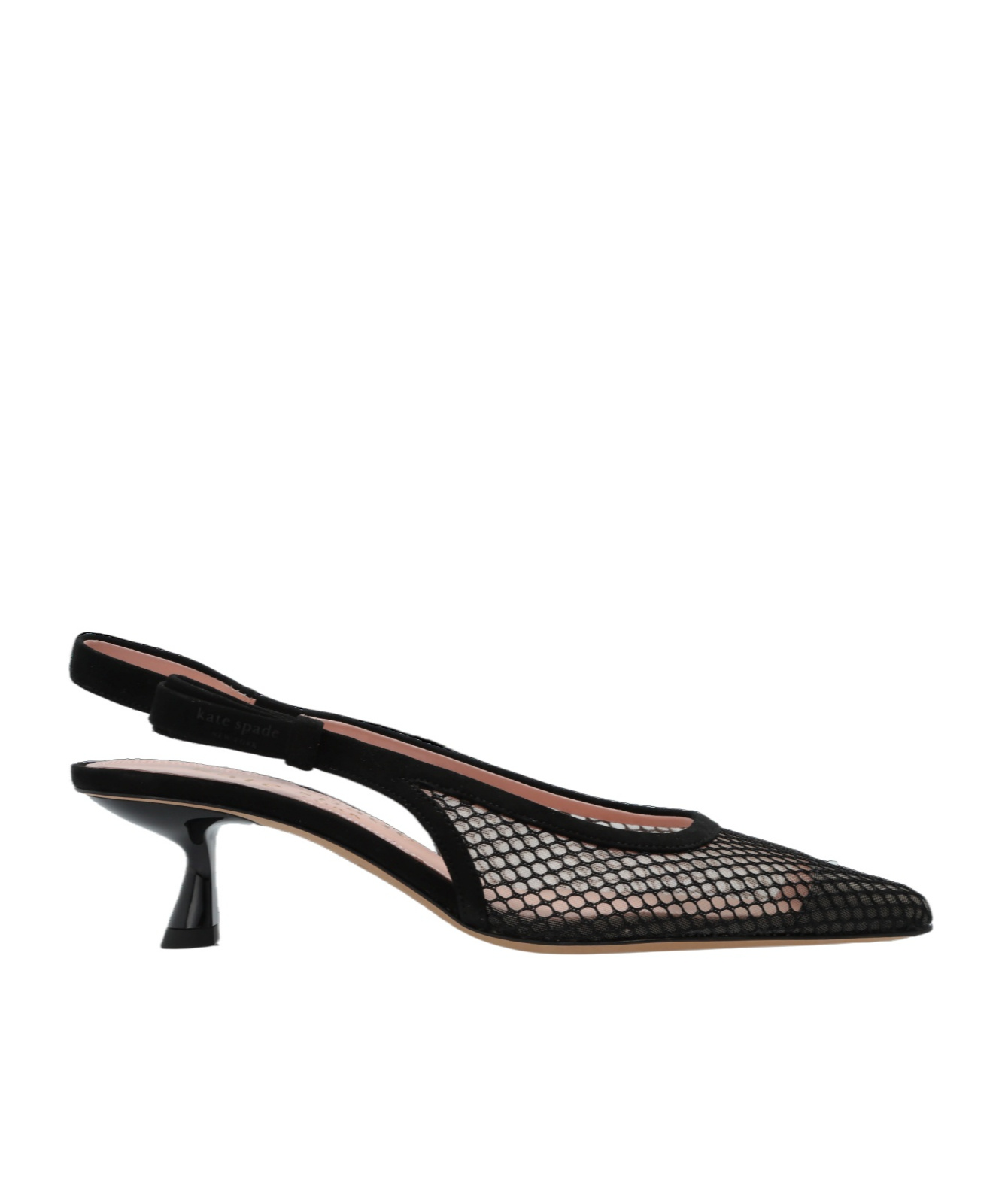 Kate Spade Pointed High-heeled Sandals In Black