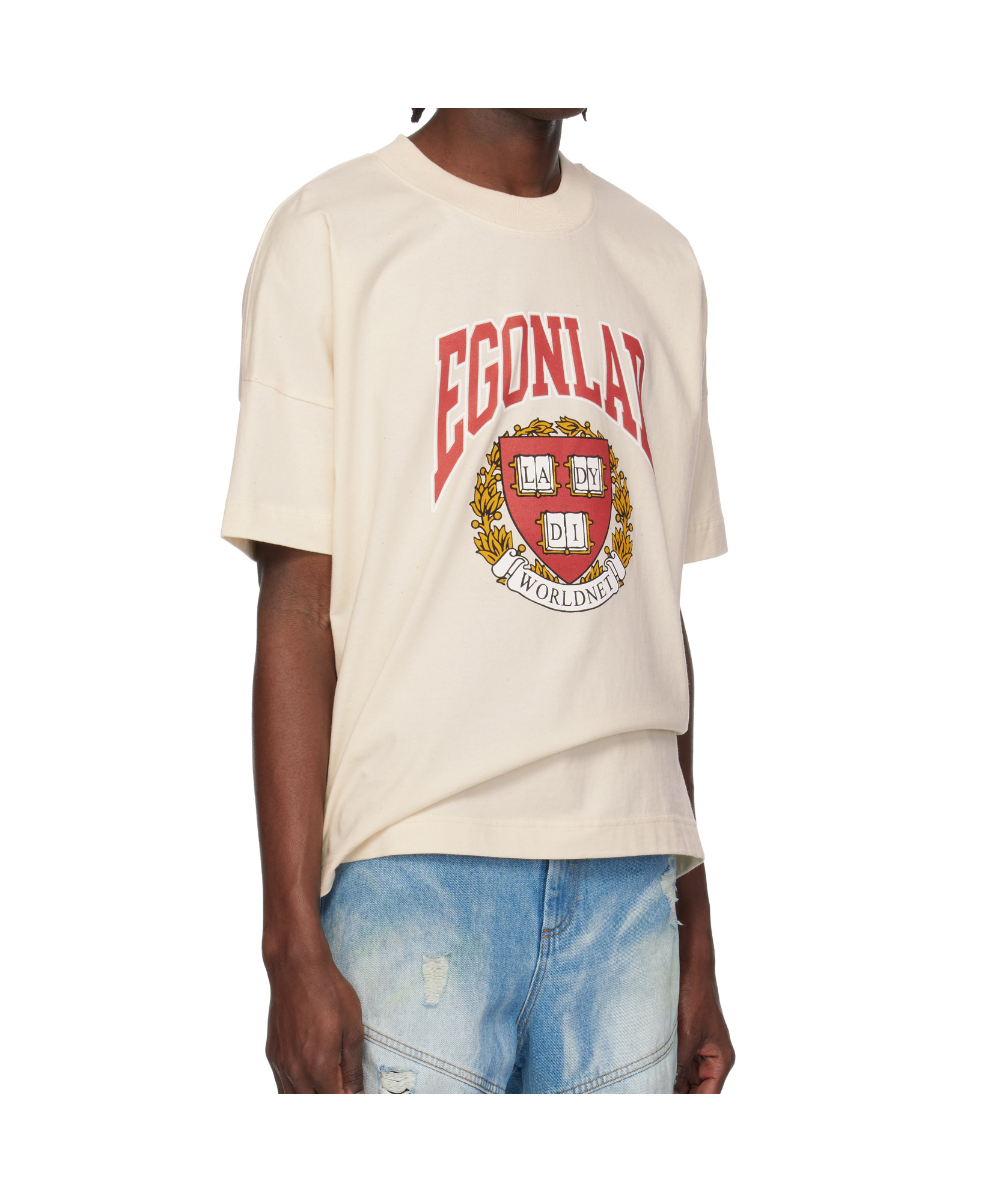 Egonlab Off-white Worldnet Edition T-shirt In Off-white