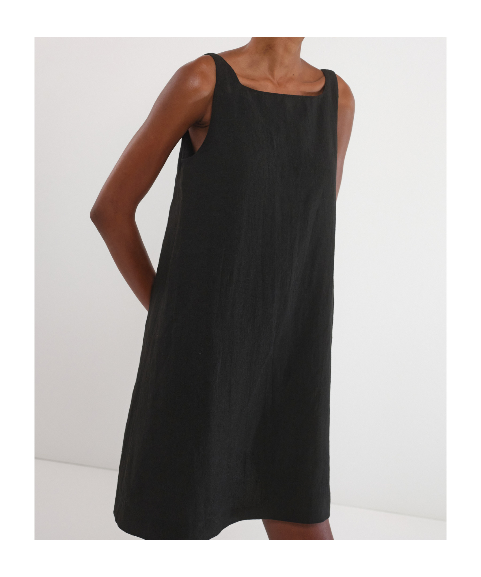 Marella Eufrate Mini Dress In Black In Black