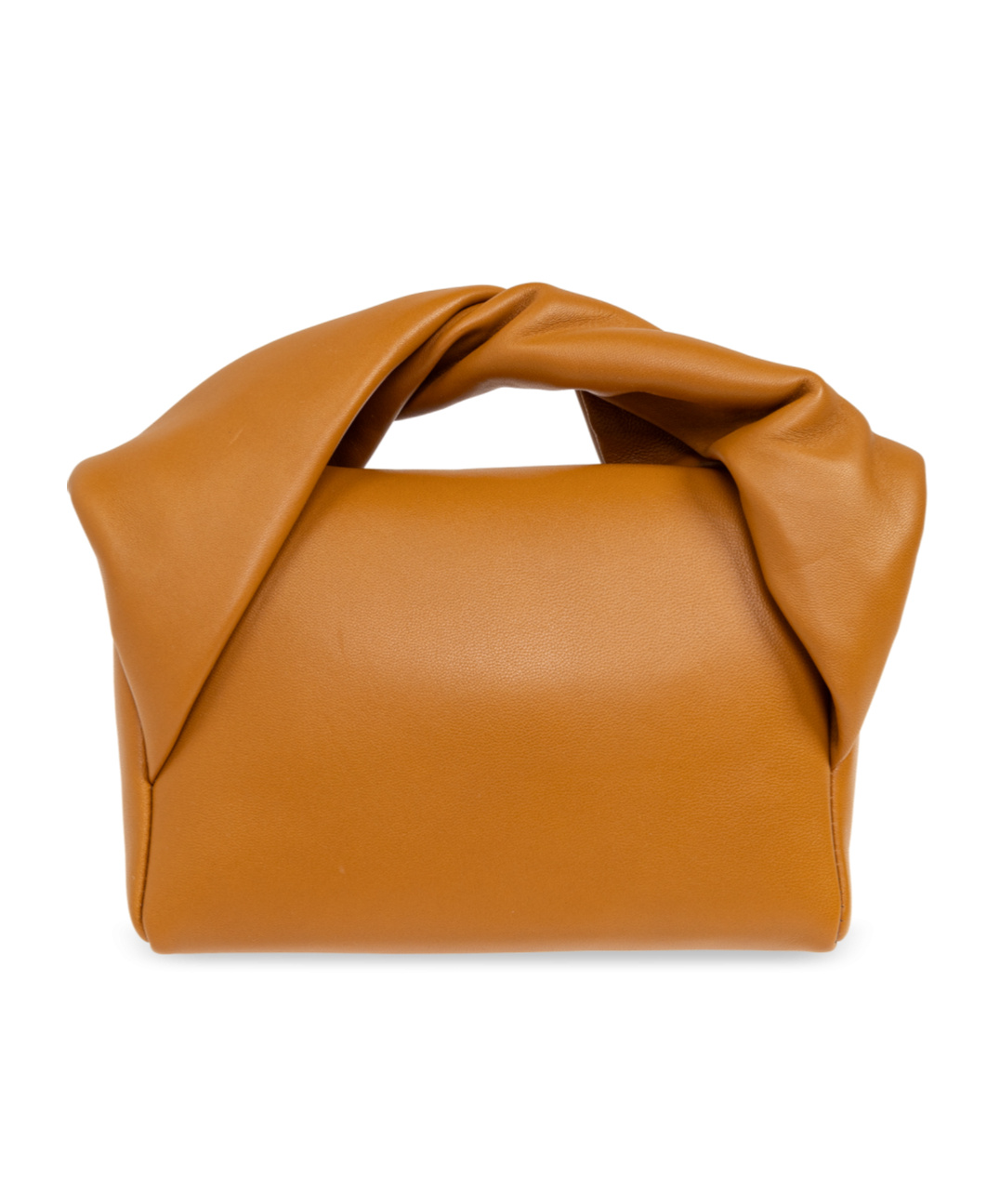 Jw Anderson Small Twister Leather Tote Bag In Orange