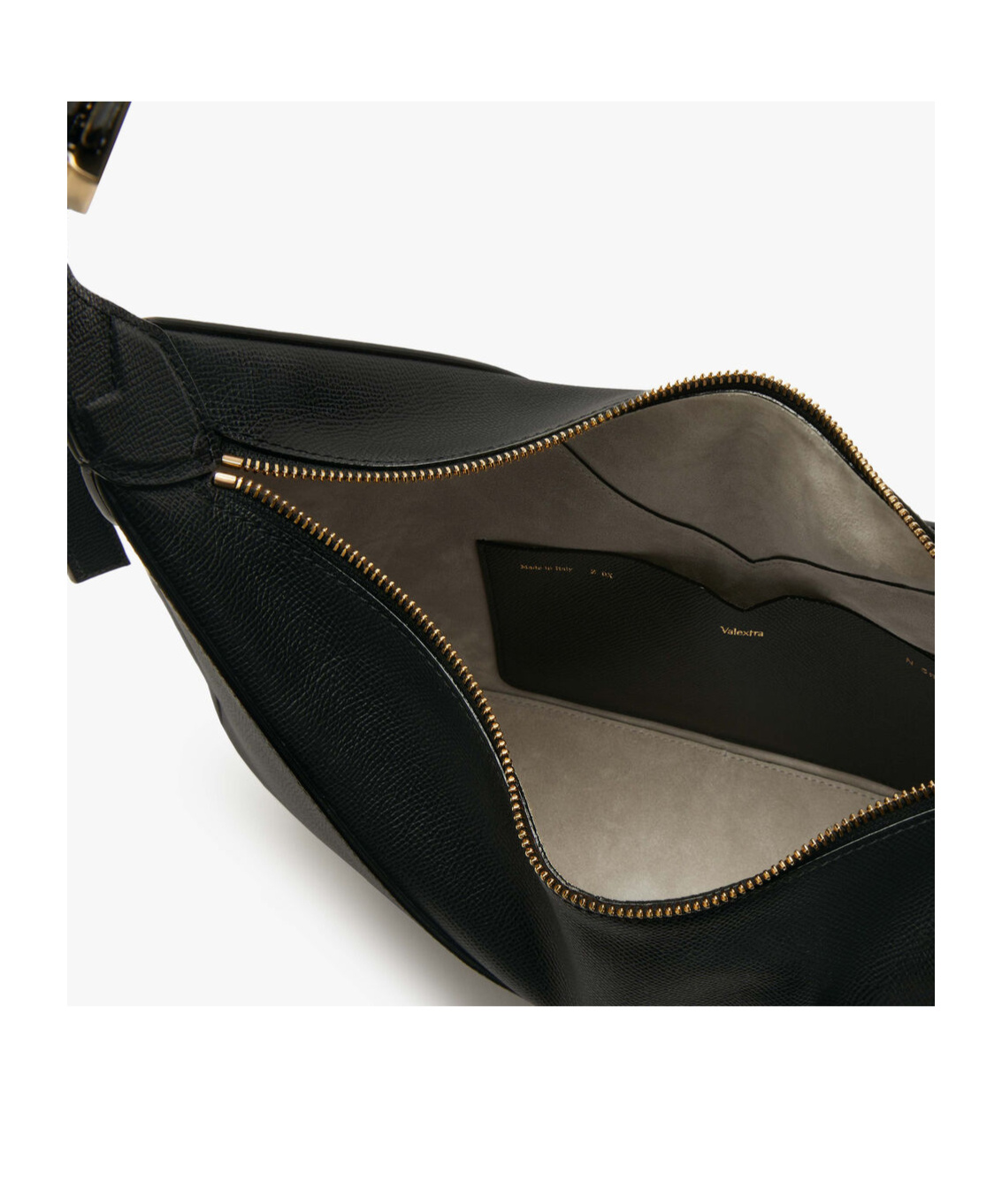 Valextra Hobo Vivi Hand In Black