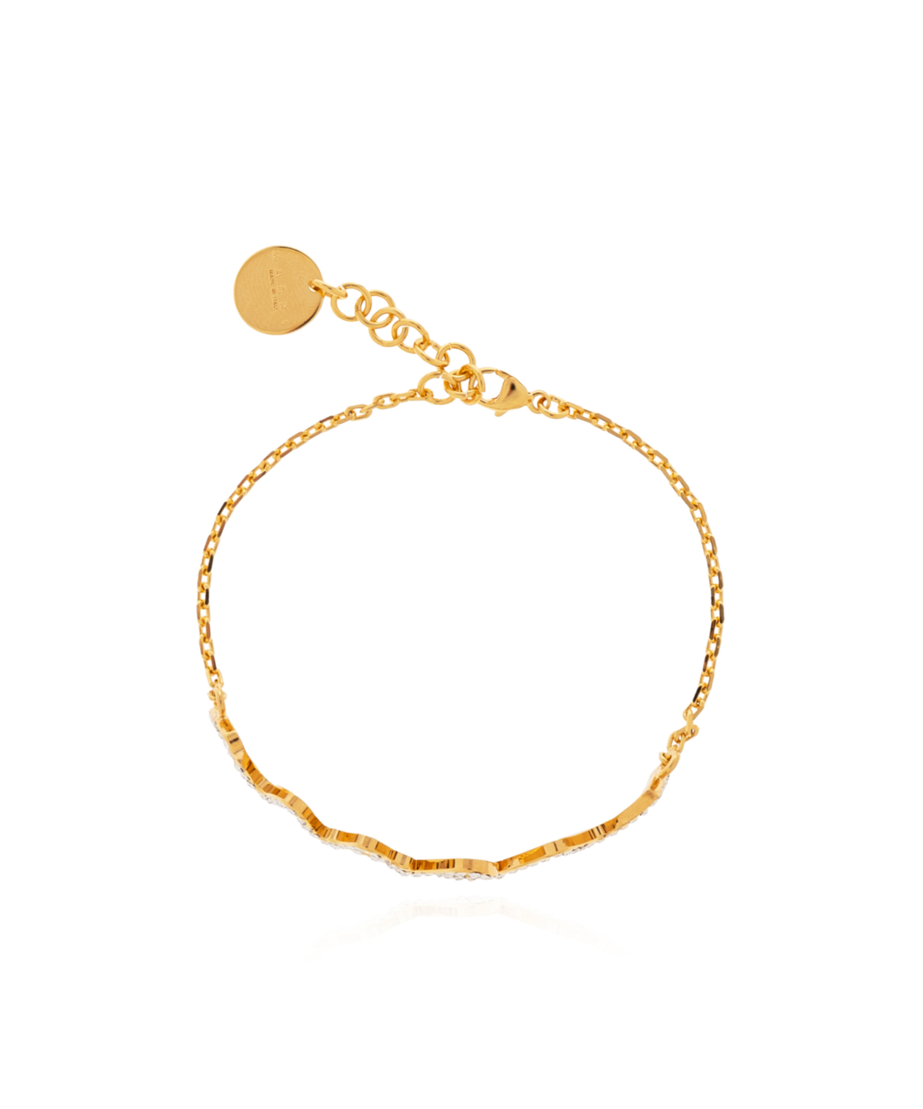 Marni Wave Pattern Bracelet In Yellow