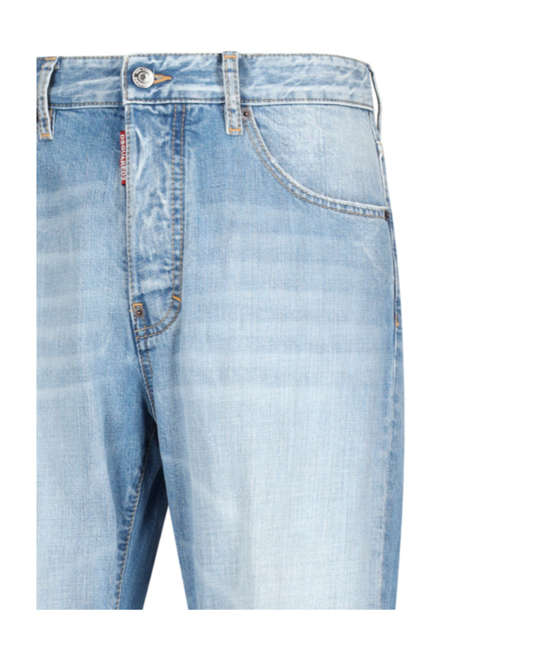 Dsquared2 Mid-rise Flared Jeans In Blue
