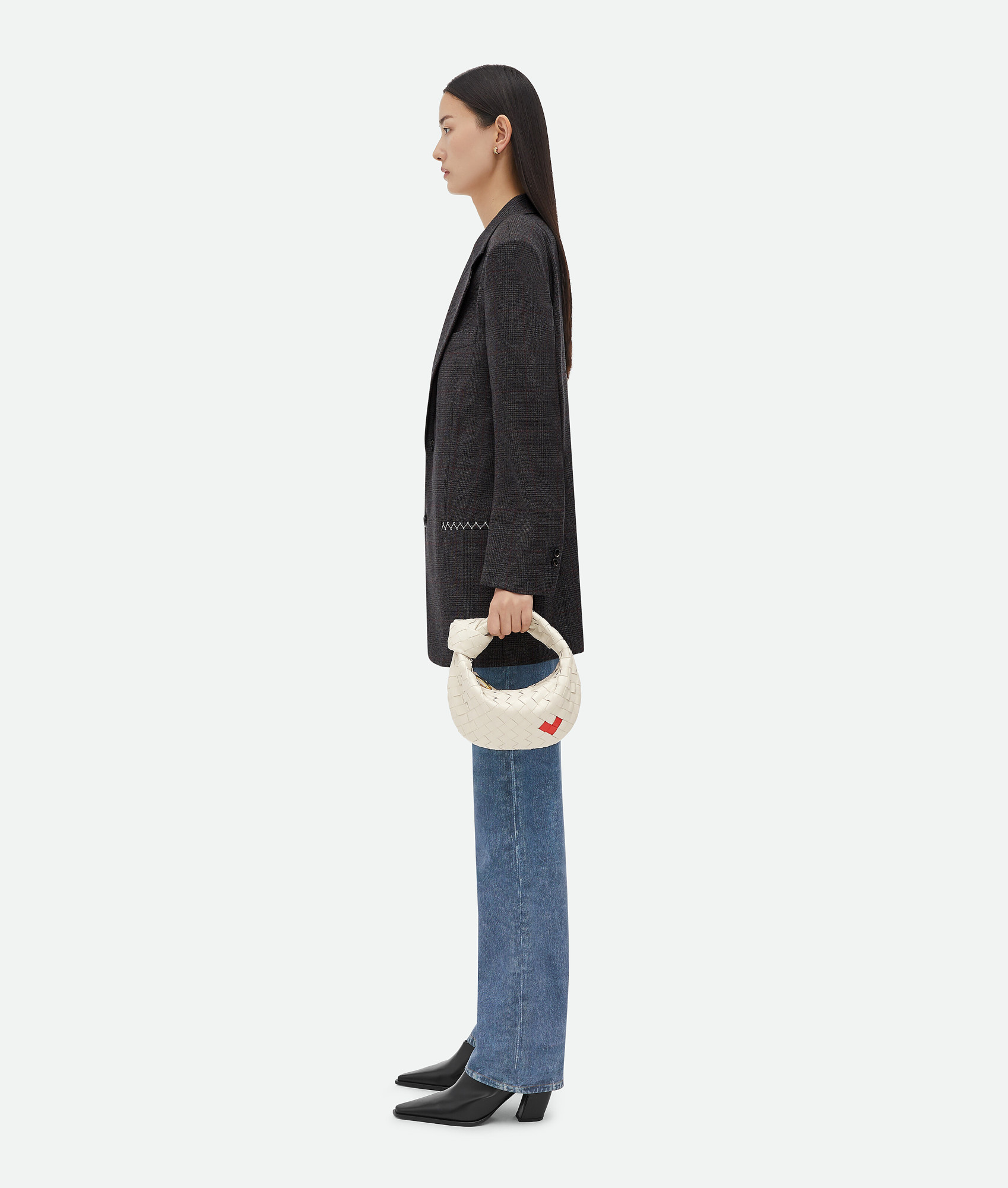 Bottega Veneta Mini Jodie In White