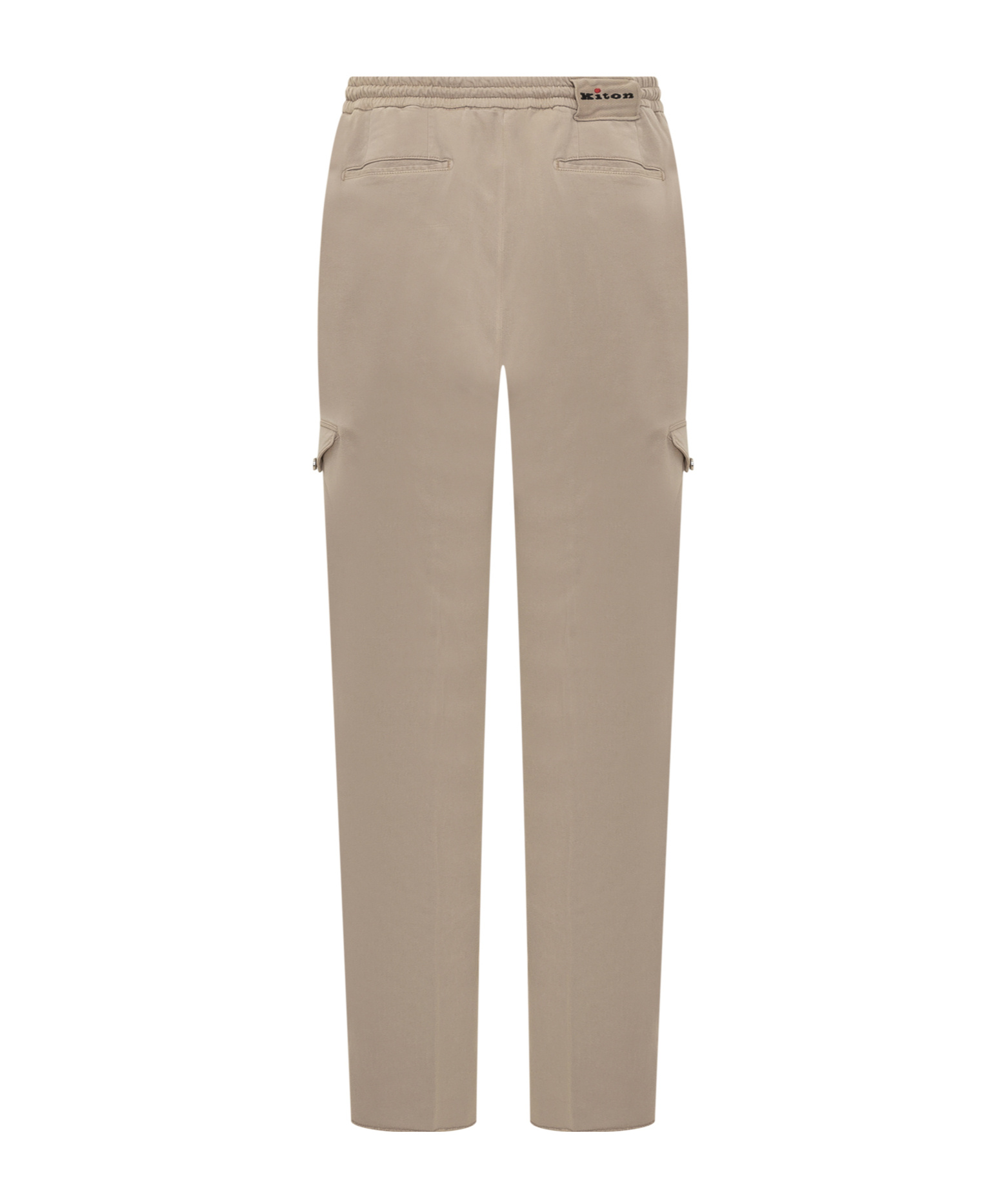 Shop Kiton Straight-leg Cargo Pants In Nude