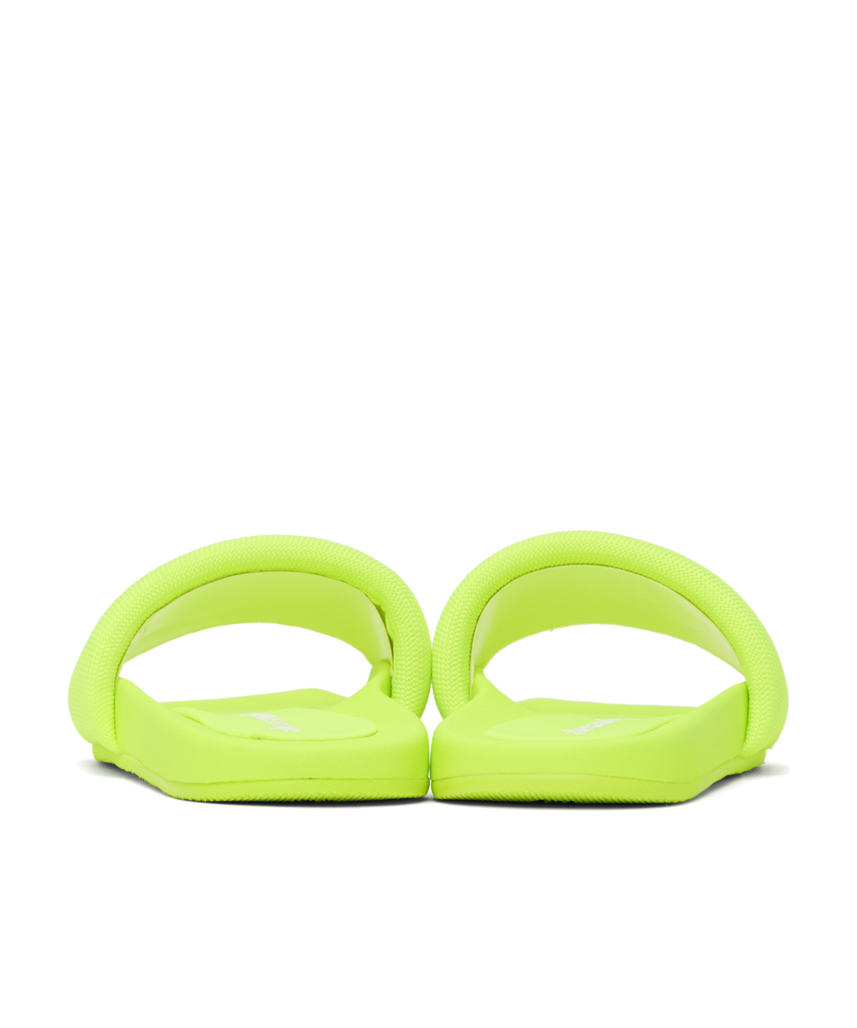 Shop Alexander Wang Aw Pool Slides In Yellow