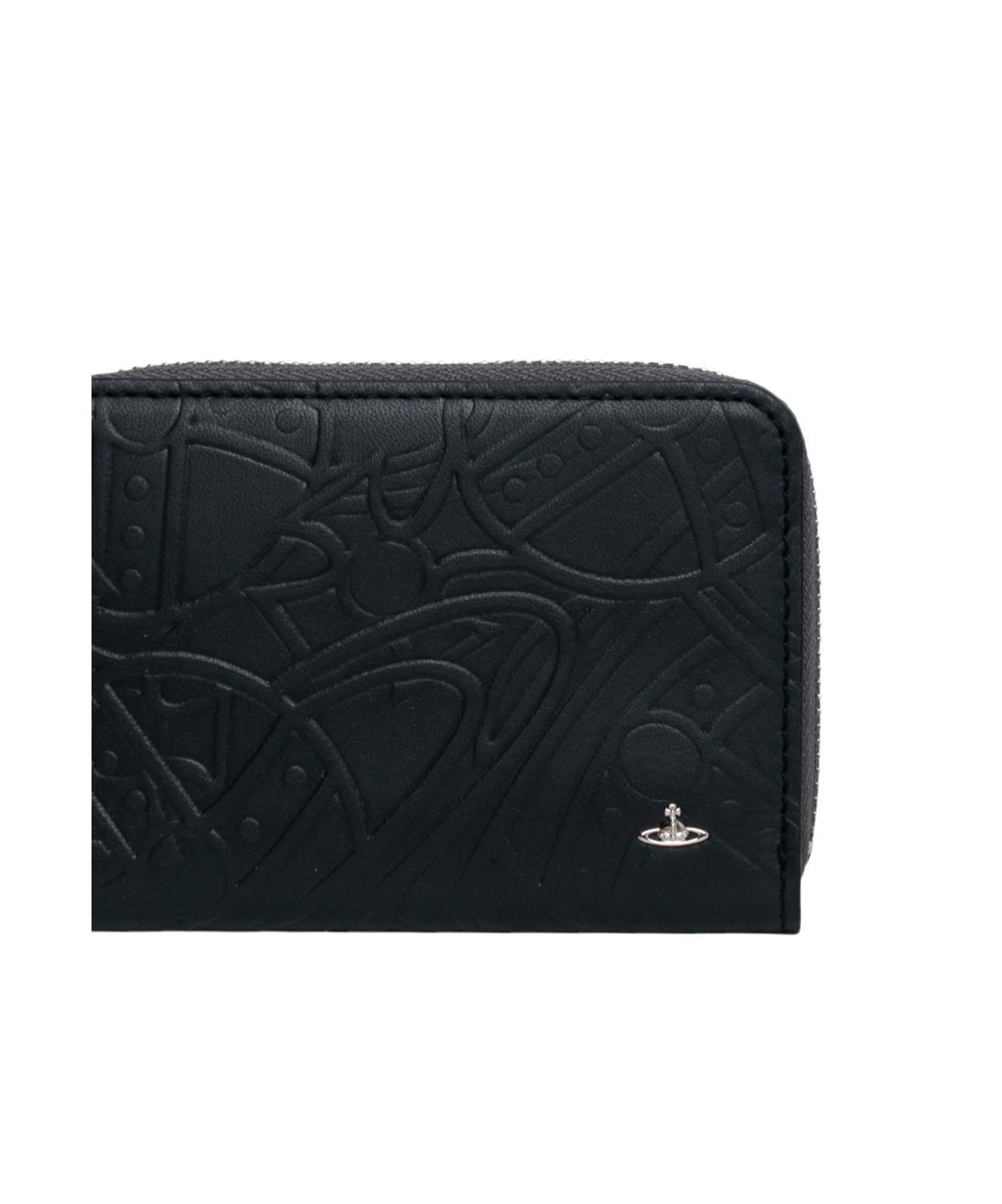 Vivienne Westwood Zip Wallet In Black