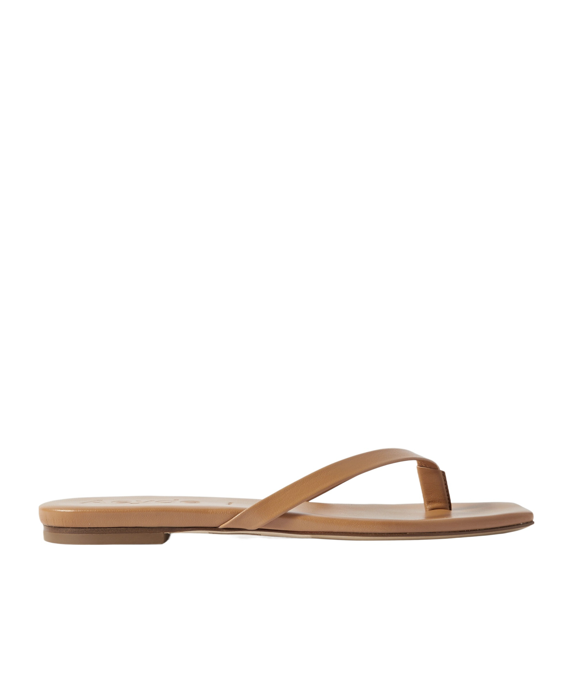 Aeyde Square Toed Slippers In Brown