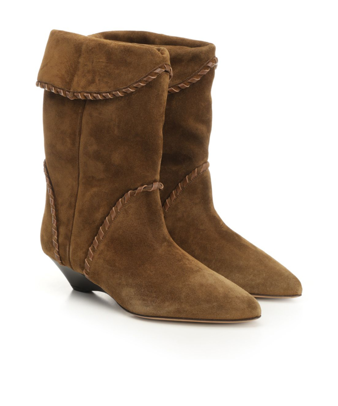 Isabel Marant Edoa-gb Ankle Texan Boot Boots Black In Brown