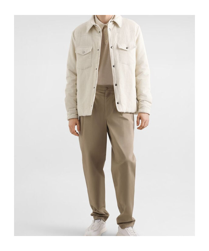 Dolce & Gabbana Belt Loops Slacks In Sand