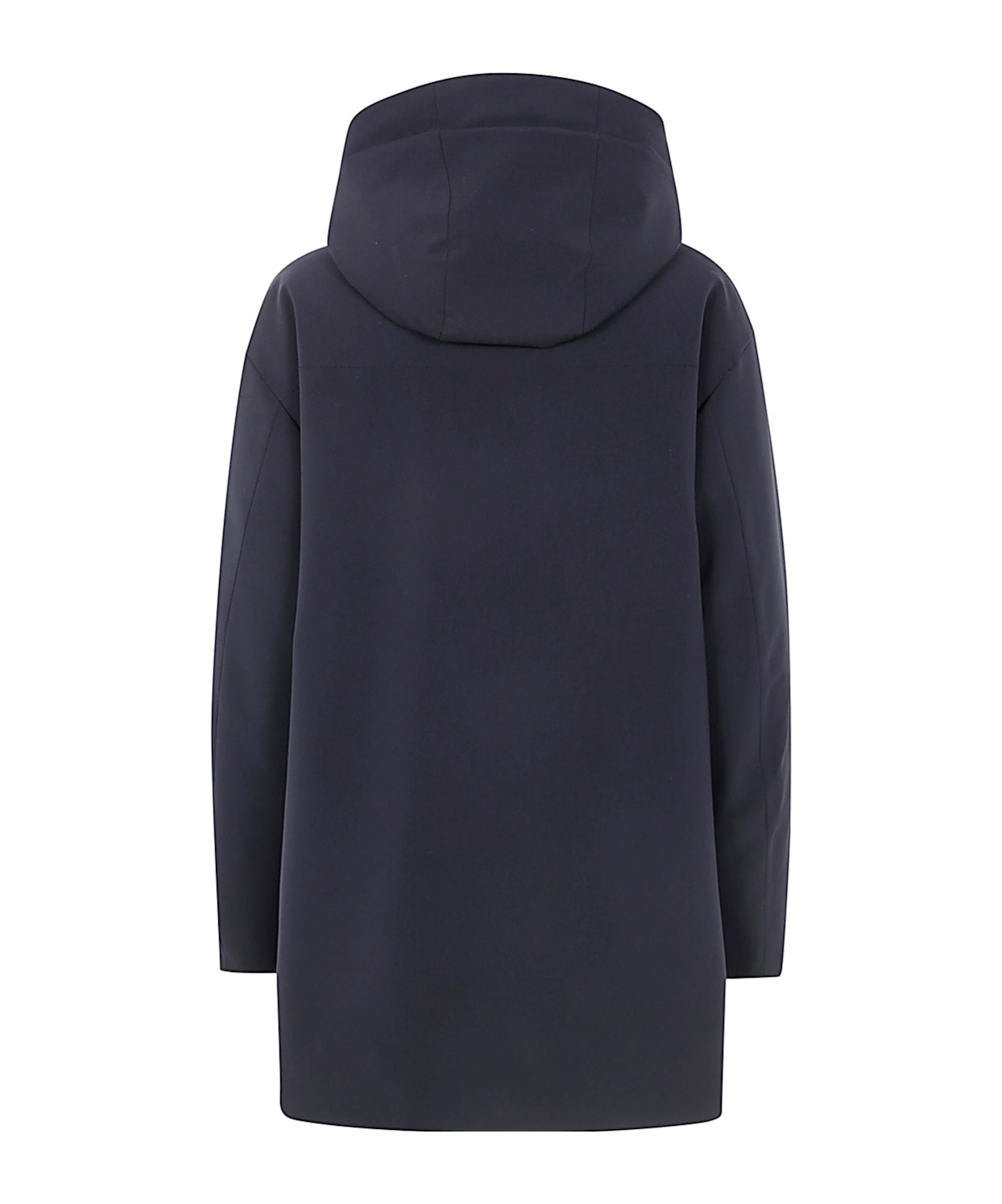 Aspesi Parka Liam Coat In Black Polyester In Black