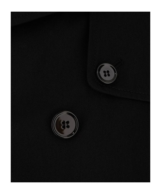 Mm6 Maison Margiela Cropped Double-breasted In Black
