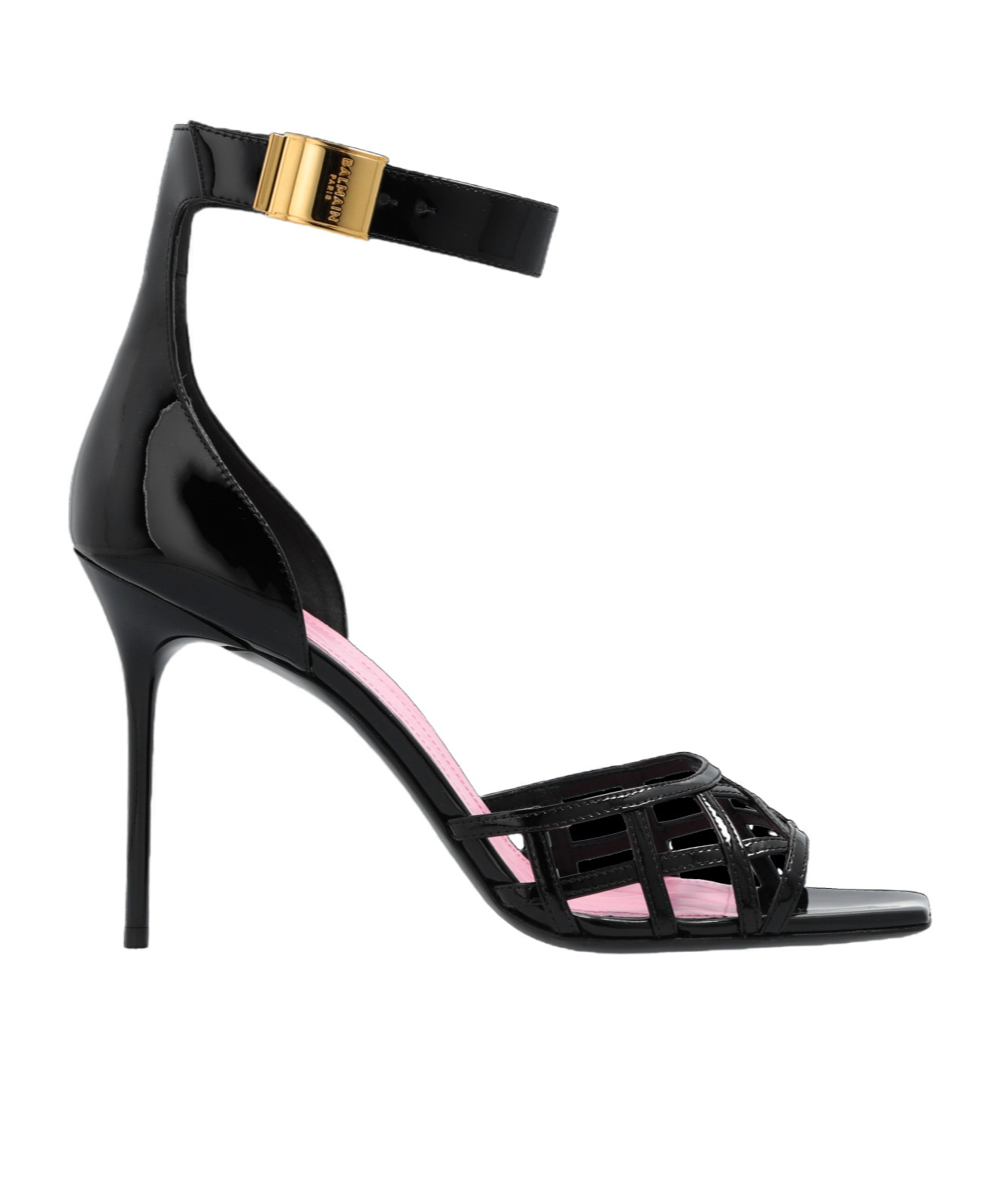 BALMAIN UMA PATENT LEATHER PUMPS 