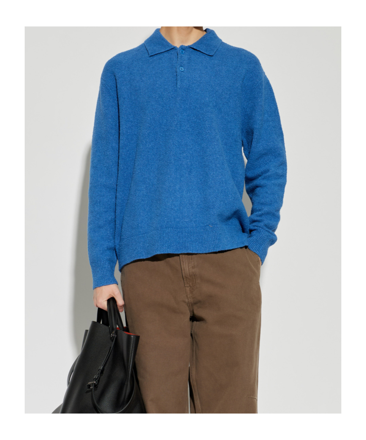 Samsoe & Samsoe Blue Polo Shirt In Blue