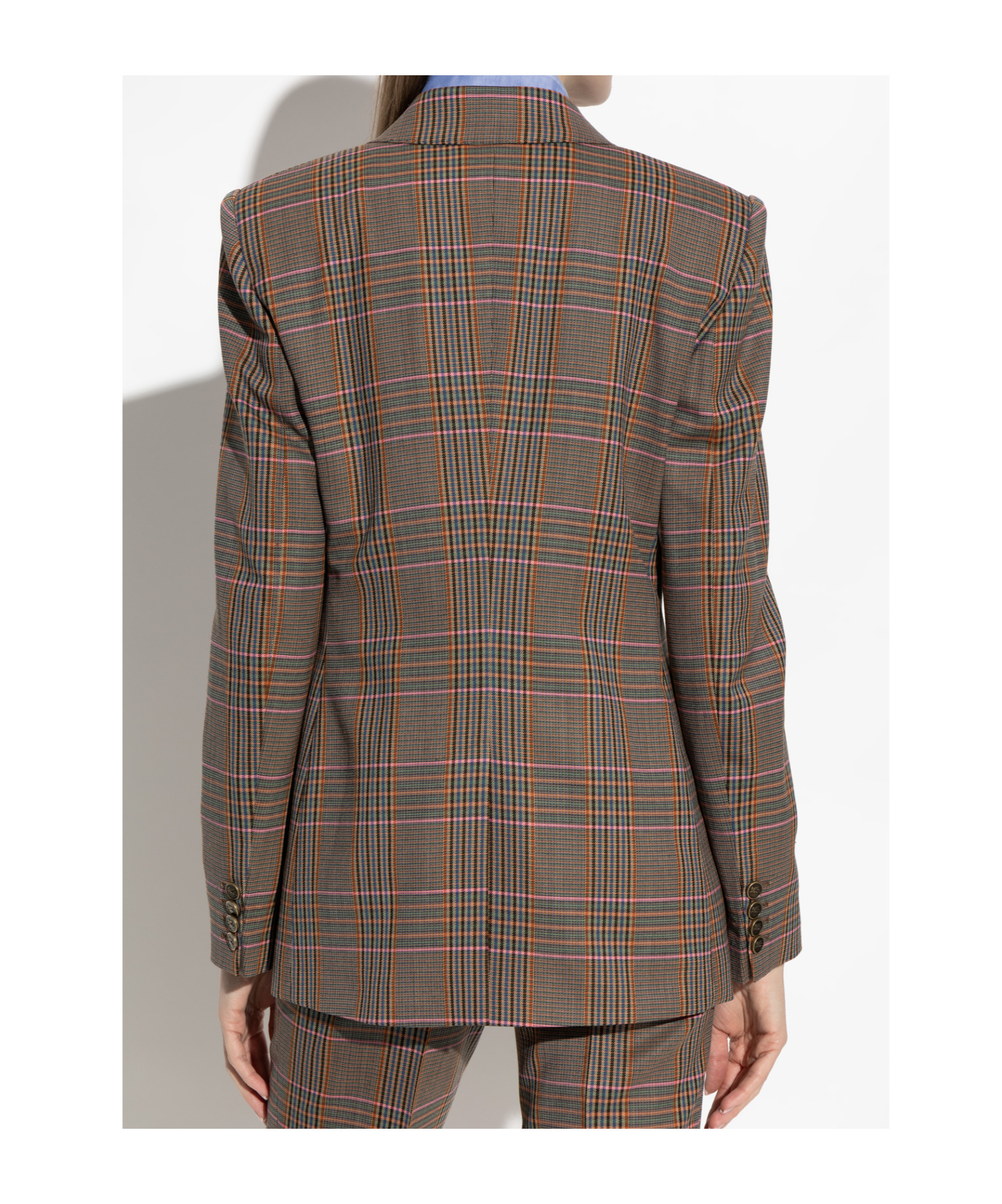 Etro Checked Double-breasted Blazer