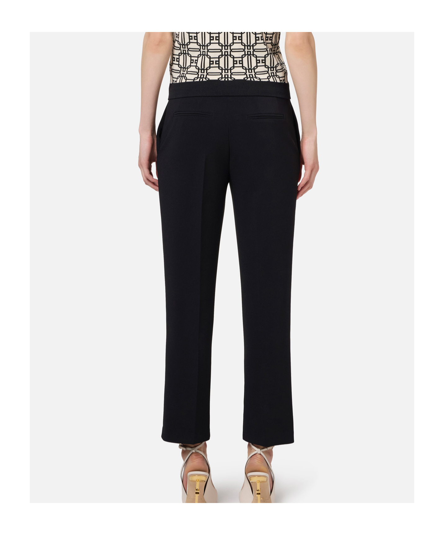 Elisabetta Franchi Pantalone In Black