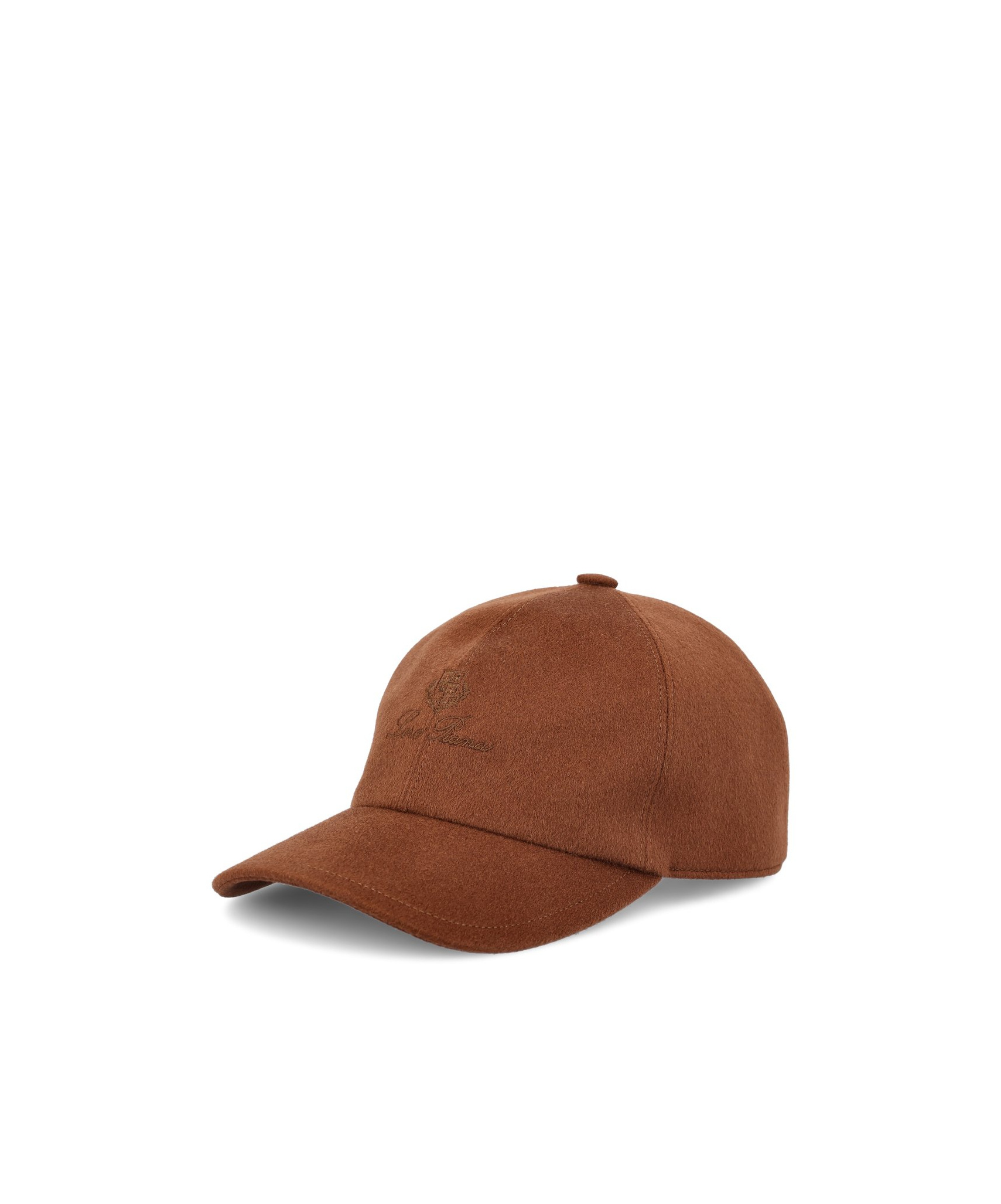 Loro Piana Logo Embroidered Baseball Cap In Brown