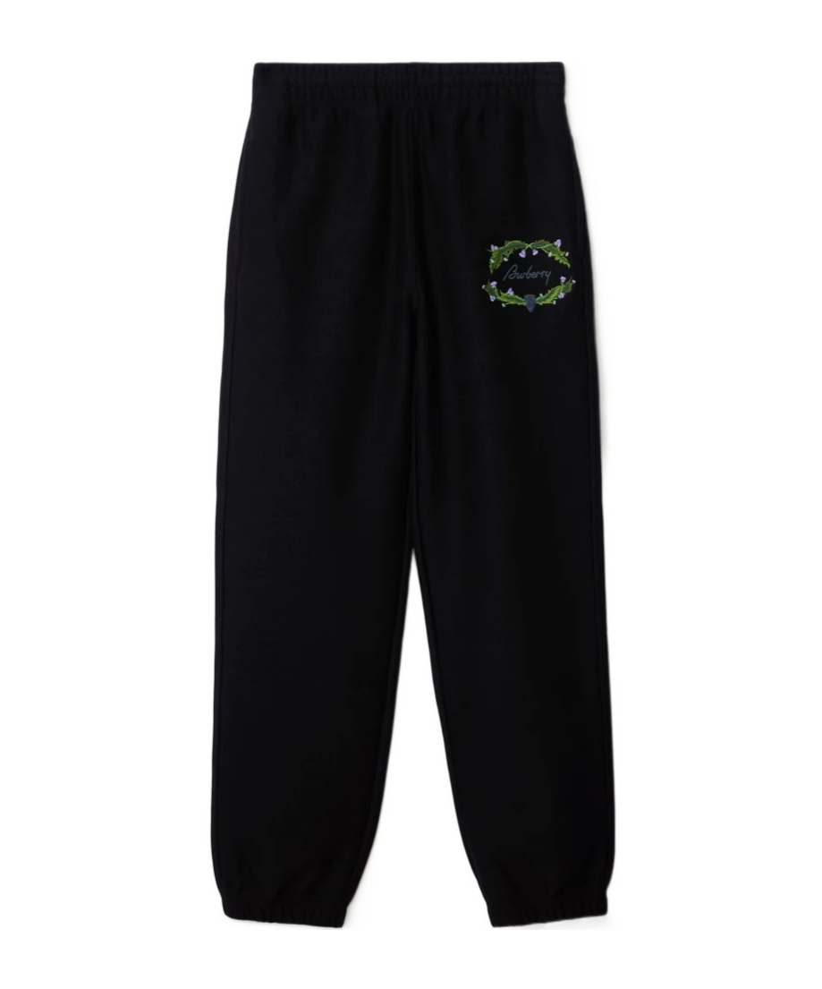 BURBERRY LOGO-EMBROIDERED TRACK PANTS