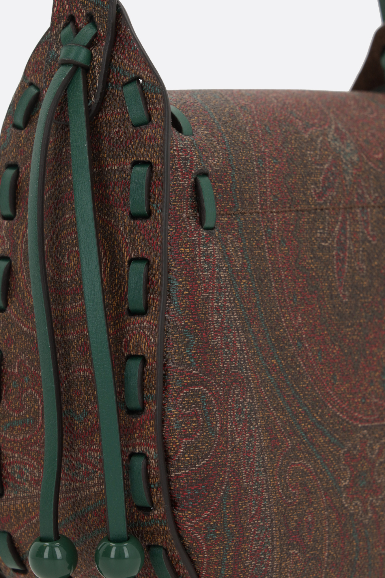 Etro Drya Arnica 1984 Shoulder Bag In Coated Canvas In Multicolor