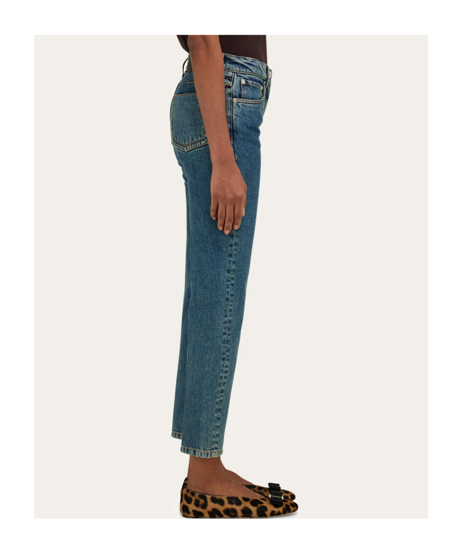 Ferragamo Slim Fit Jeans In Blue
