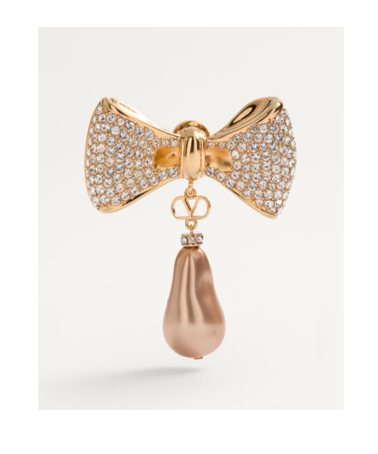 Valentino Sans Fin Earrings In Gold