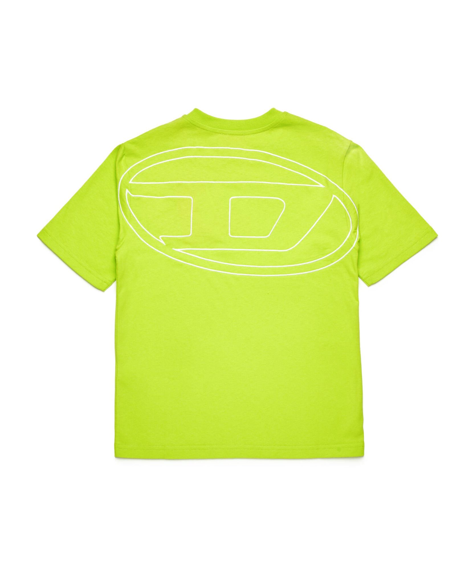 Diesel Logo-embroidery T-shirt In Yellow
