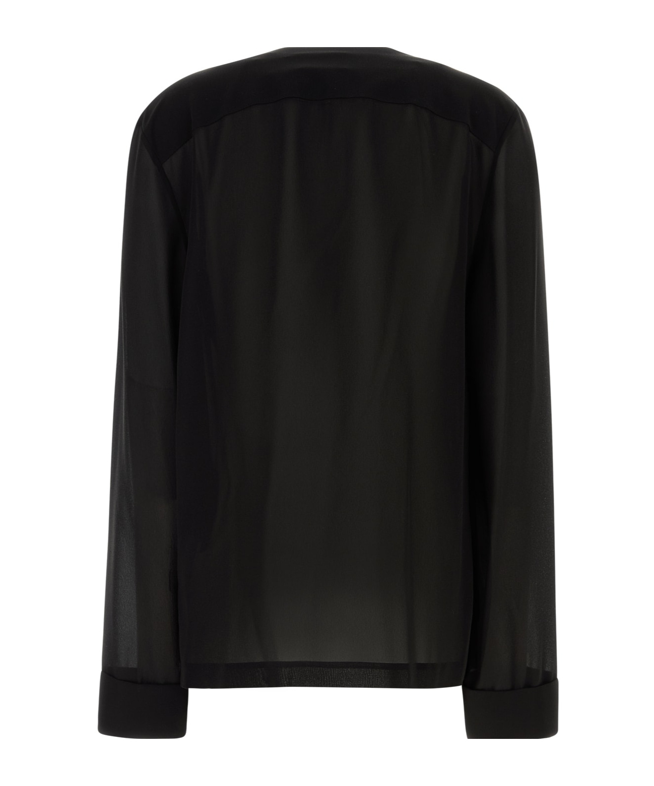 Saint Laurent Man Black Tops In Black