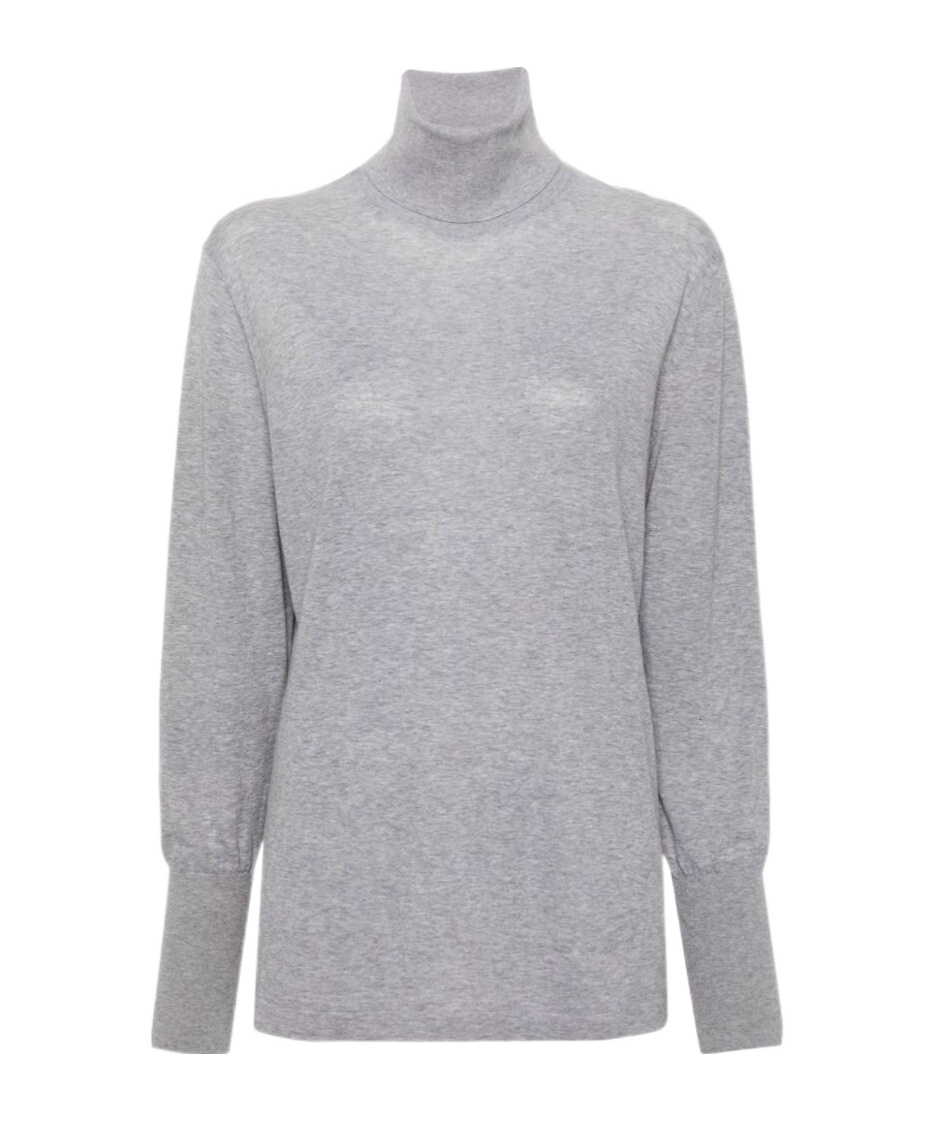 Studio Nicholson High-neck Sweater In Gray