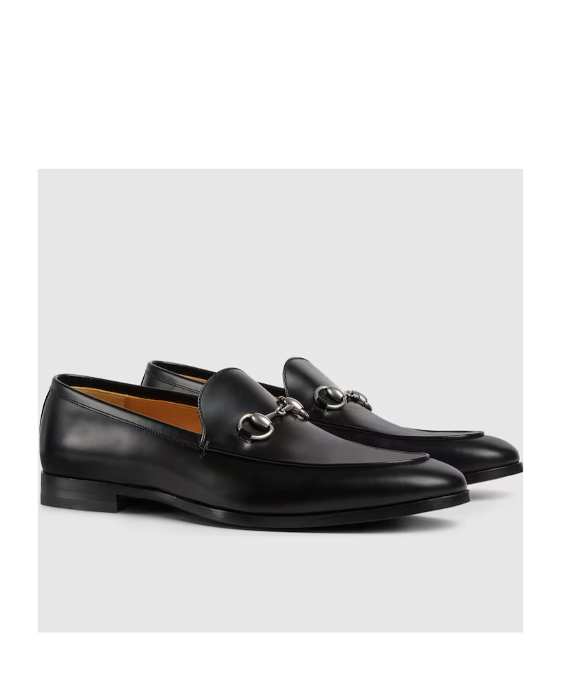 Gucci Black Jordan Loafers In Black