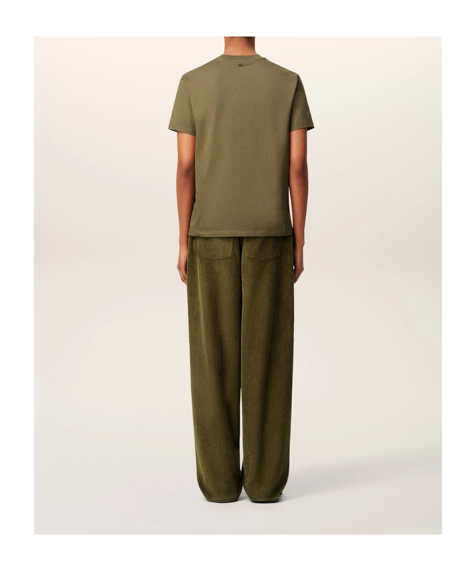 Ami Alexandre Mattiussi Belt Loops Slacks In Brown