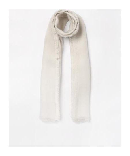 Emporio Armani Scarf With Lurex Thread In White